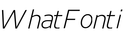 Retina Standard Normal Extra Light Italic