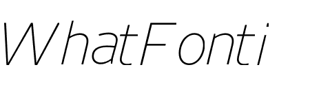 Retina Standard Normal Thin Italic