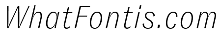 GT Zirkon Thin Italic