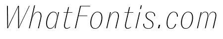 GT Zirkon Ultra Light Italic