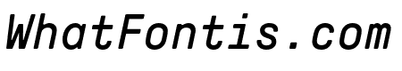 GT Pressura Mono Regular Italic