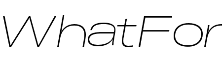 GT America Expanded Ultra Light Italic
