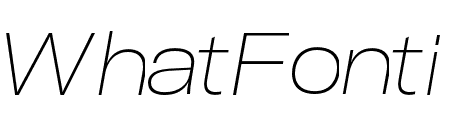 GT America Extended Ultra Light Italic