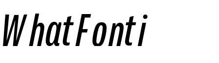JAF Bernina Sans Compressed Semibold Italic