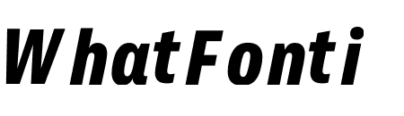 JAF Bernina Sans Condensed Extrabold Italic