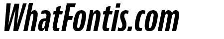 JAF Bernino Sans Compressed Bold Italic