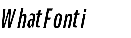 JAF Bernino Sans Compressed Semibold Italic
