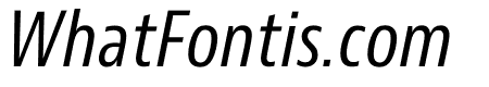 JAF Bernino Sans Condensed Regular Italic