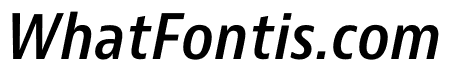 JAF Bernino Sans Narrow Semibold Italic