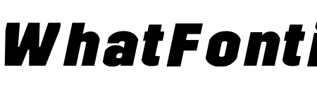 Trim ExtraBold Italic