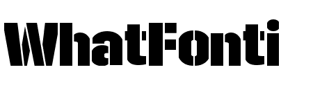 Trim Stencil ExtraBold
