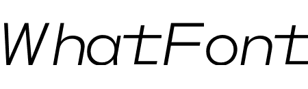 NEXT Pan Thin Mono Italic