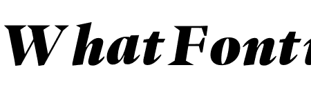 Practice Display Black Italic