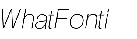 Plain Ultrathin Italic