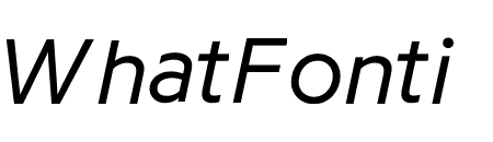 Programme Light Italic