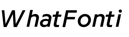 Programme Regular Italic