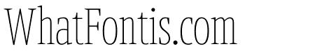 Berlingske Slab Extra condensed Thin
