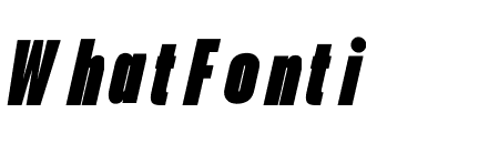 Italian Plate No2 Extra Condensed Extra Bold Italic