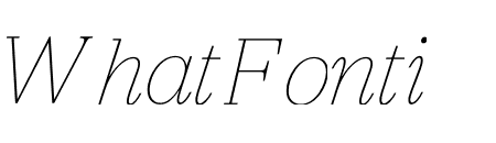 Italian Plate No4 Expanded Ultra Light Italic
