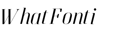 Italian Plate No5 Display Italic