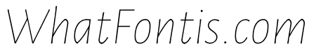 Luna Extra Light Italic