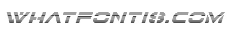 7th Service Gradient Italic