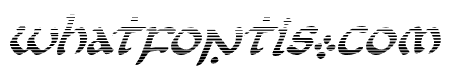First Order Gradient Italic