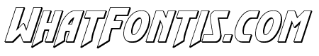 Flash Rogers Outline Italic