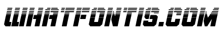 Thunder Trooper Halftone Italic