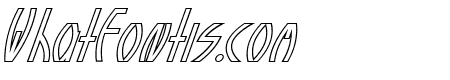 Guazhiru Italic Outlined