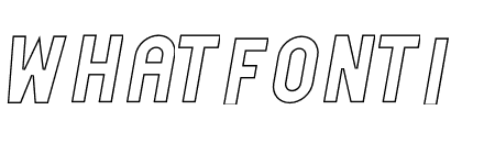 Absender Outline Italic