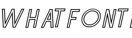 Insta Story Outline Italic