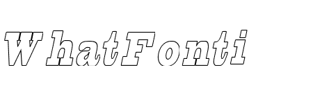 Elsora Outline Italic