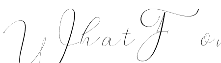 Whitening italic