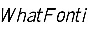 Chester Sans Book Italic