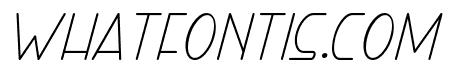 Right Hand Light Italic