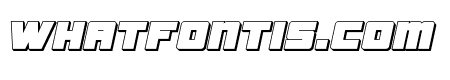 Samurai Terrapin 3D Italic