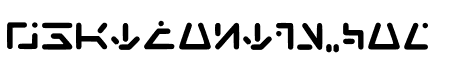 Aurebesh_droid Regular