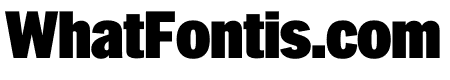 A2 Record Gothic Condensed Black