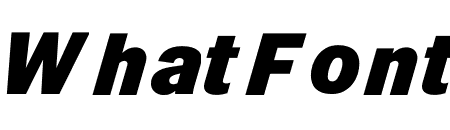 A2 Record Gothic Extrabold Italic
