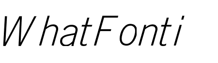 A2 Record Gothic Light Italic