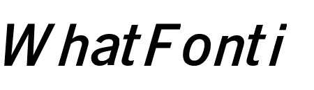 A2 Record Gothic Medium Italic
