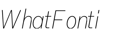 Grot12 Normal Thin Italic