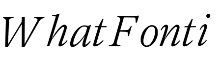 Independent Text Light Italic