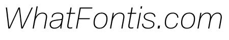 New Rail Alphabet Off White Italic