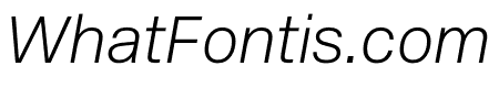 New Rail Alphabet White Italic