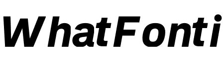 Recognition Extrabold Italic