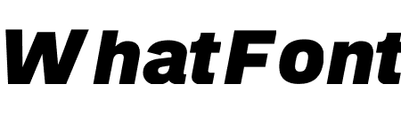 Recognition Heavy Italic