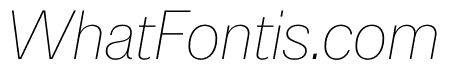 Schwiss Thin Italic