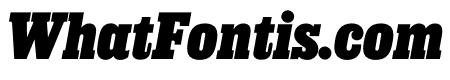 Sunday Clarendon Black Italic